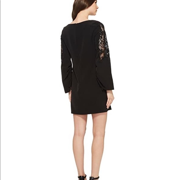 Laundry Black Mini Cocktail Party Dress Size 12 - Picture 4 of 9